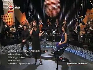 mihrabım diyerek sana yüz vurdum