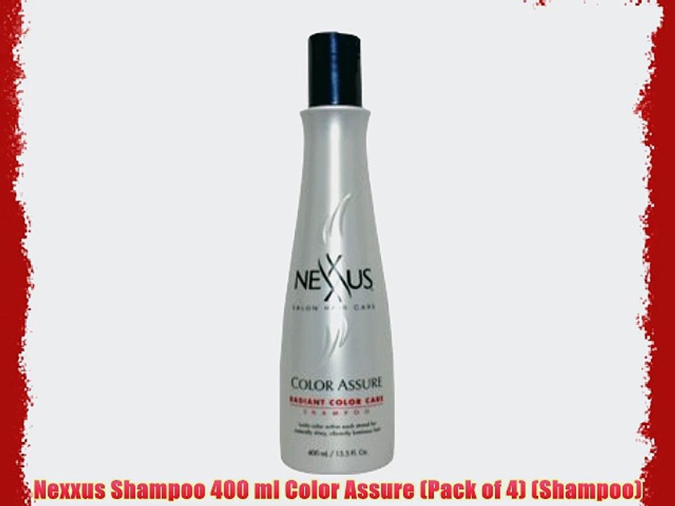 Nexxus Shampoo 400 ml Color Assure (Pack of 4) (Shampoo)