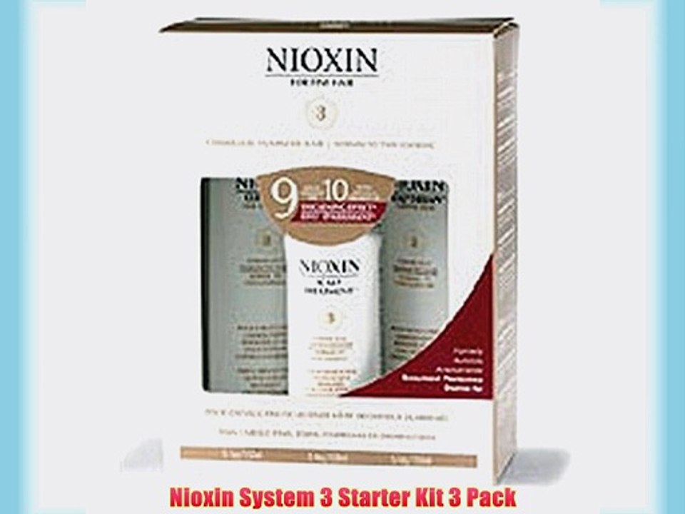 Nioxin System 3 Starter Kit 3 Pack