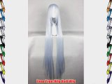 Cosplay wig Amine arrival 120cm Long Rozen Maiden Mercury Lampe/Suigintou Light Blue Costume
