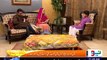 Humaira Arshad and Ahmed Butt in program Halwa Puri with Omer Chaudhary