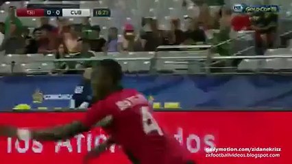 1-0 Sheldon Bateau Goal - Trinidad and Tobago v. Cuba 12.07.2015 Gold Cup