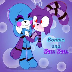 Fnaf:Bonnie x bonbon,foxy x Mangle,Freddy x chica