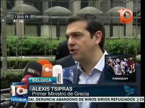 Confía Tsipras en que habrá acuerdo Grecia-Eurogrupo
