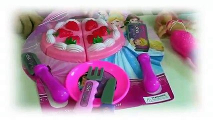 Disney Princess Sweet Strawberry Cake Playset and Minnie Mouse Pizza Playset