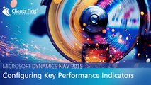 Microsoft Dynamics NAV 2015 Configuring KPIs
