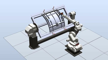 ABB Welding simulation - MultiMove Synced [RobotStudio 6]