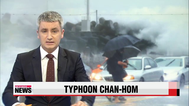 Typhoon Chan-hom hits Korean peninsula
