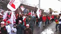 Demo am 14.02.09 gegen die Schließung des Coca Cola Standorts Kaiserslautern