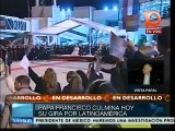 Despiden cn bailables típicos paraguayos al Papa Francisco