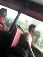 Tamil guy singing in public bus in Singapore