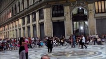 Tangoing at the Galleria Umberto I Shopping Gallery - Naples (Italy)