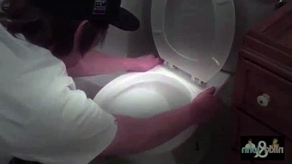 Funny Video: Saran Wrap Toilet Prank | Nikki Jolie