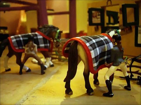 Un cours avec les nouveaux chevaux [Schleich]