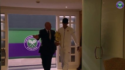 Novak Djokovic eyes up the Wimbledon Roll of Honour