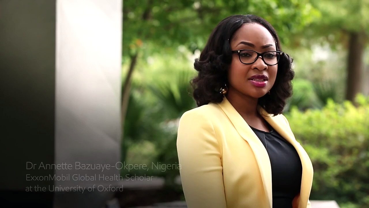 ExxonMobil Global Health Scholar at the University of Oxford: Annette Bazuaye-Okpere