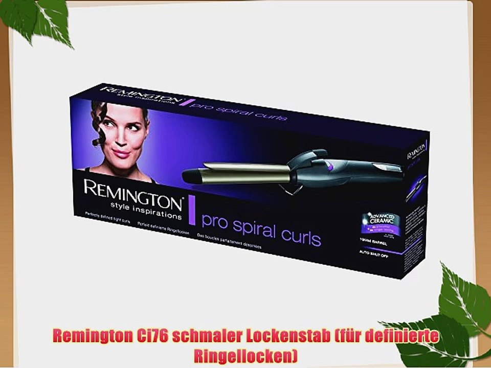 Remington Ci76 schmaler Lockenstab (f?r definierte Ringellocken)