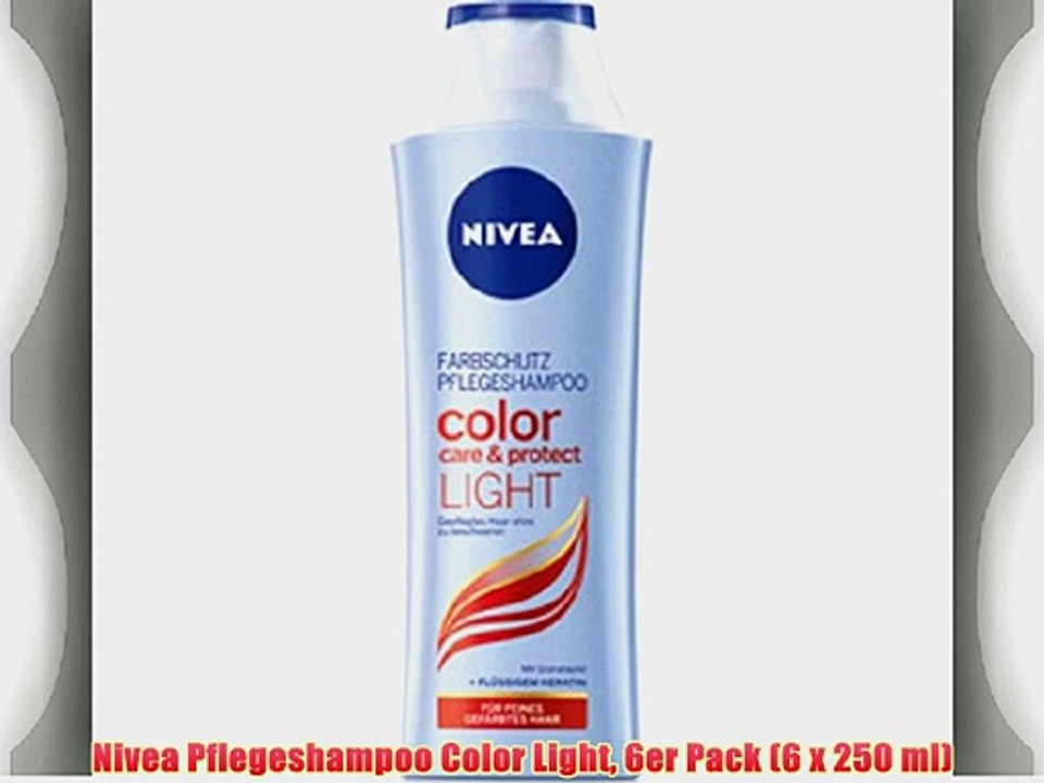 Nivea Pflegeshampoo Color Light 6er Pack (6 x 250 ml)