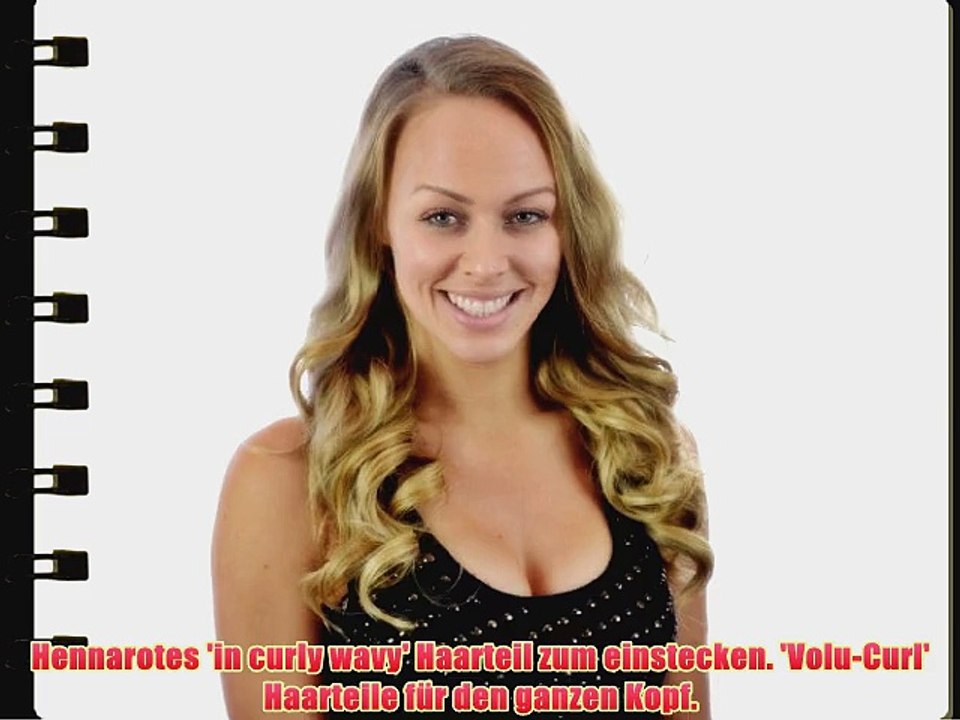 Volu Curl Clip-In Lockige Haarverl?ngerung | 5 gewebte Haarverl?ngerungsteile f?r den gesamten