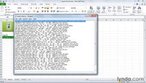 MS Excell Importing and exporting data in Excel