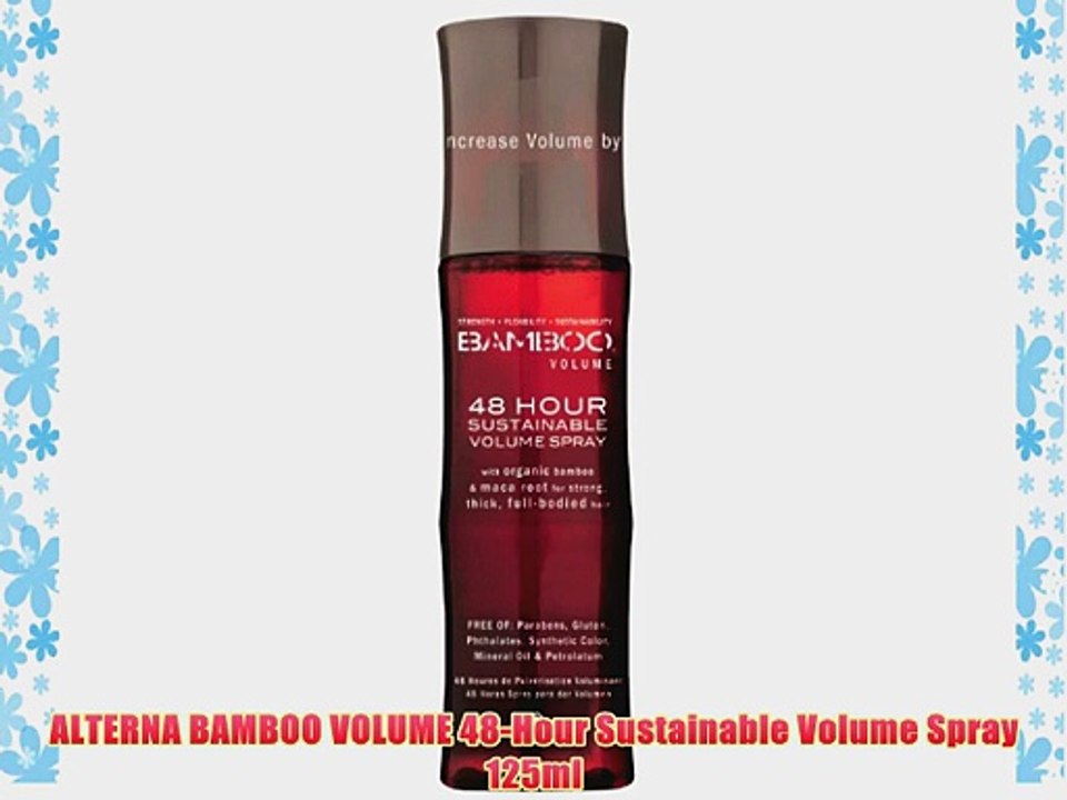 ALTERNA BAMBOO VOLUME 48-Hour Sustainable Volume Spray 125ml