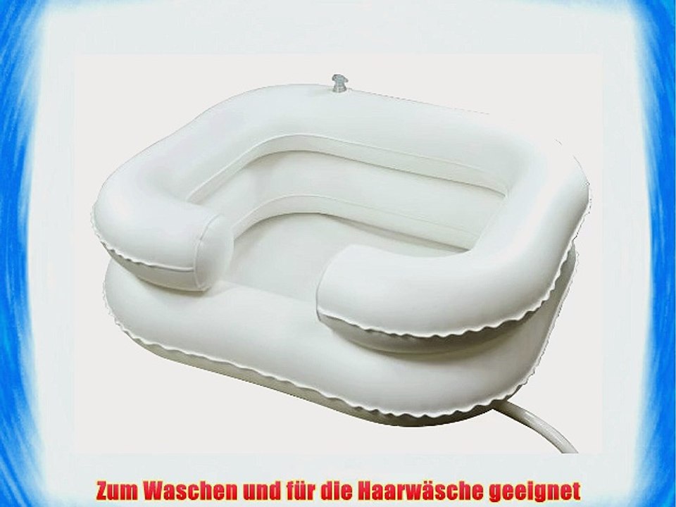 Aidapt vm970 aufblasbares waschbecken