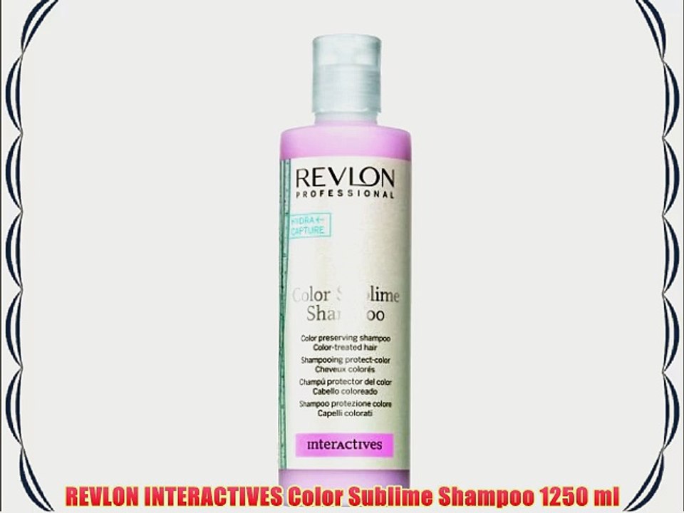 REVLON INTERACTIVES Color Sublime Shampoo 1250 ml
