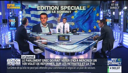 Edition Spéciale Grèce: Où en sont les négociations entre la Grèce et l'Eurogroupe ?:Wilfrid Galand et Benaouda Abdeddaïm - 13/07