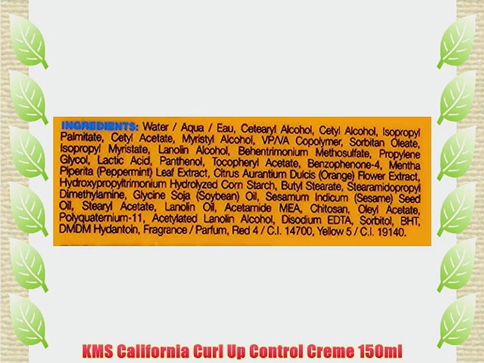 KMS California Curl Up Control Creme 150ml