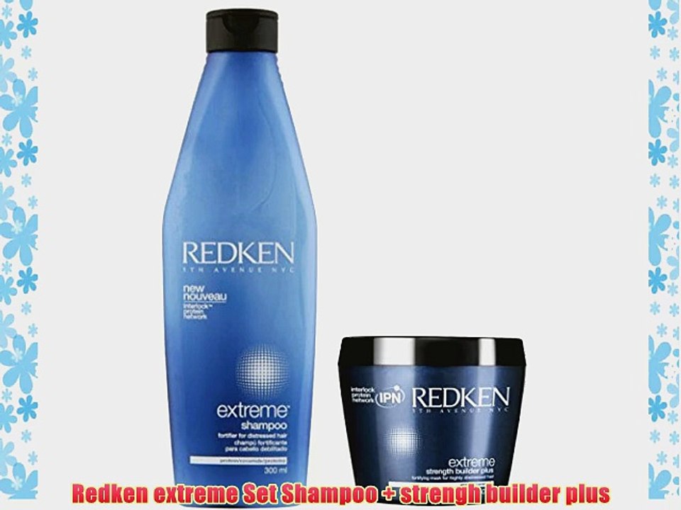 Redken extreme set shampoo   strengh builder plus
