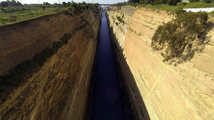 ATHENS to PATRAS in 5 minutes (stop in Corinth Canal)