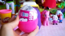 Peppa Pig Play Doh Surprise Eggs Hello Kitty Egg Surprise Toys