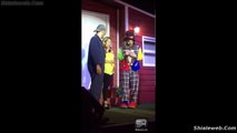 EL PAYASO PILIN CONTANDO CHISTES Y HACIENDO TRUCOS DE MAGIA CON EL PATO VULCA EN LA CASA DE OSCAR BURGOS EL HOGAR DE LA COMEDIA JULIO 2015