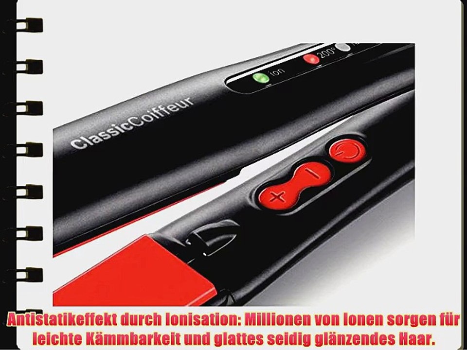 Bosch PHS7961 Haargl?tter ClassicCoiffeur 5 LED Temperaturstufen schwarz