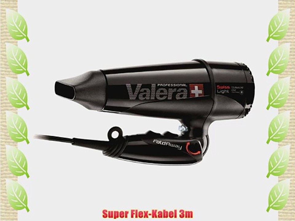 Valera SL 5400 T Swiss Light 5400 Fold Away Ionic Tourmaline Haartrockner