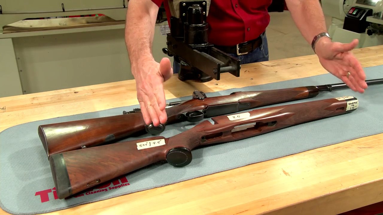 Gunsmithing - How to Reshape a Rifle Stock Presented by Larry Potterfield of MidwayUSA
