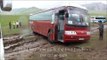 Zarengold - Mongolia - Terelj National Park - Busses stuck in mud