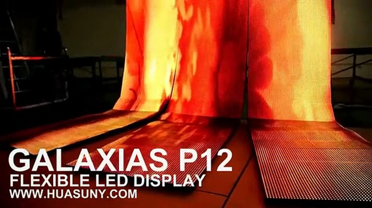 Sharp show Soft and thin LED curtain P12 light weight Mur LED Vidéo