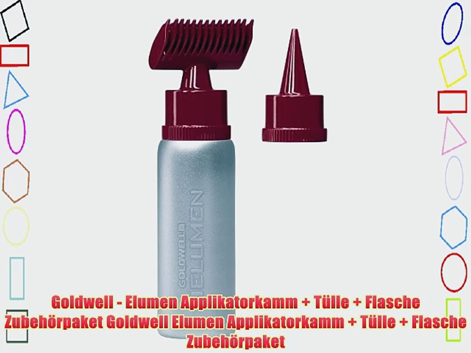 Goldwell - Elumen Applikatorkamm   T?lle   Flasche Zubeh?rpaket Goldwell Elumen Applikatorkamm