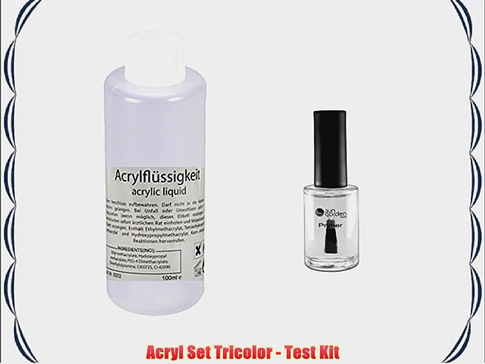 Acryl Set Tricolor - Test Kit
