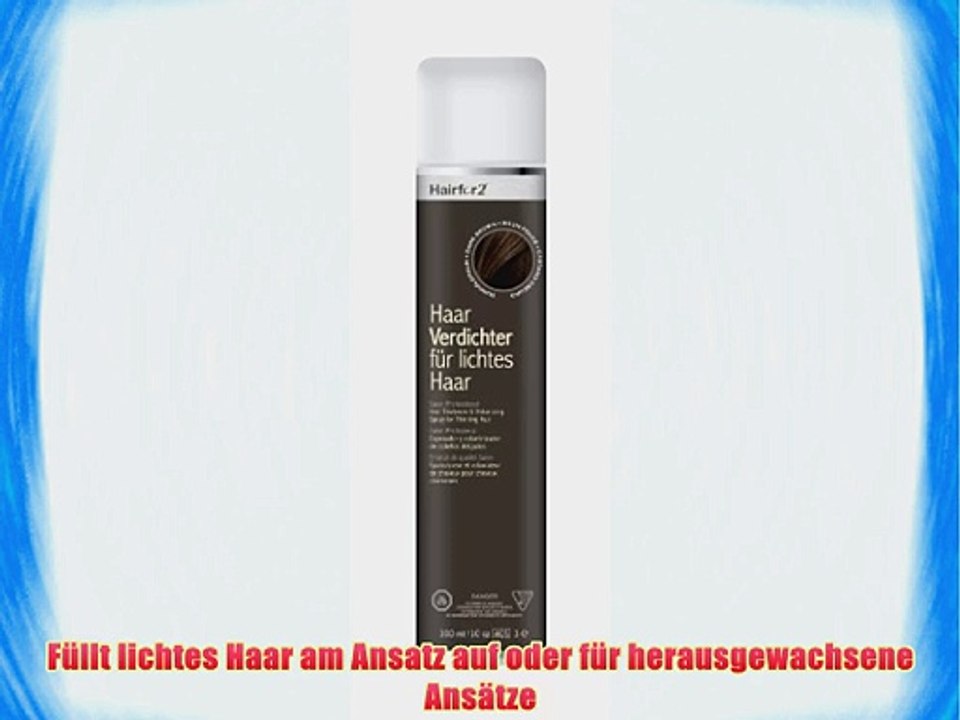 Haarverdichtungsspray HairFor2 dunkelbraun 300ml