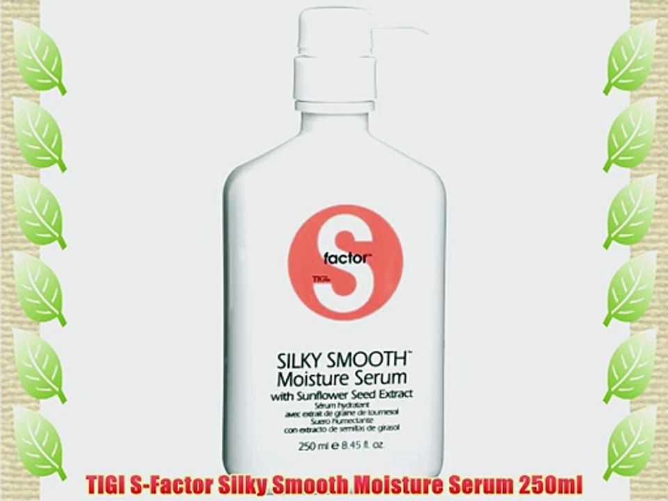 TIGI S-Factor Silky Smooth Moisture Serum 250ml