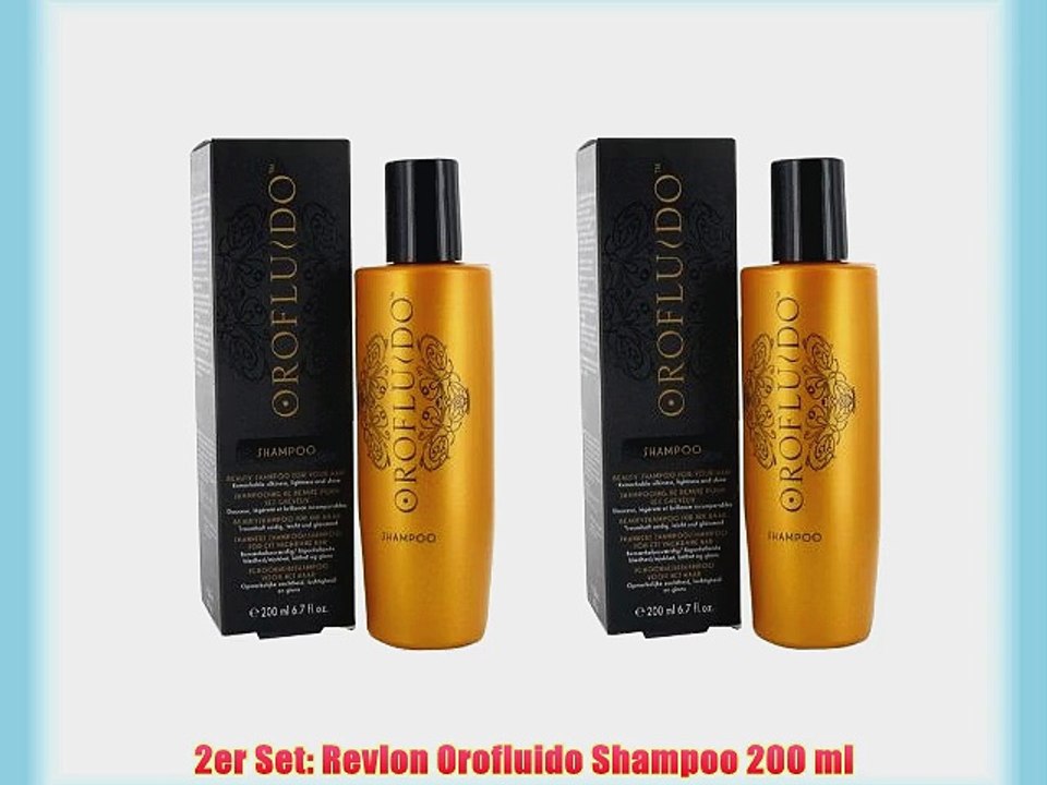 2er Set: Revlon Orofluido Shampoo 200 ml
