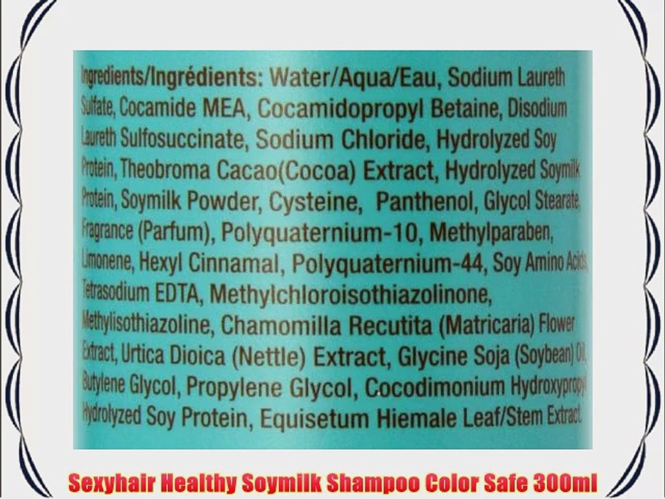 Sexyhair Healthy Soymilk Shampoo Color Safe 300ml