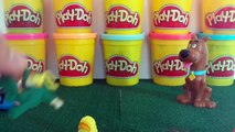 Play doh peppa pig surprise eggs scooby doo mickey mouse ben10 toys