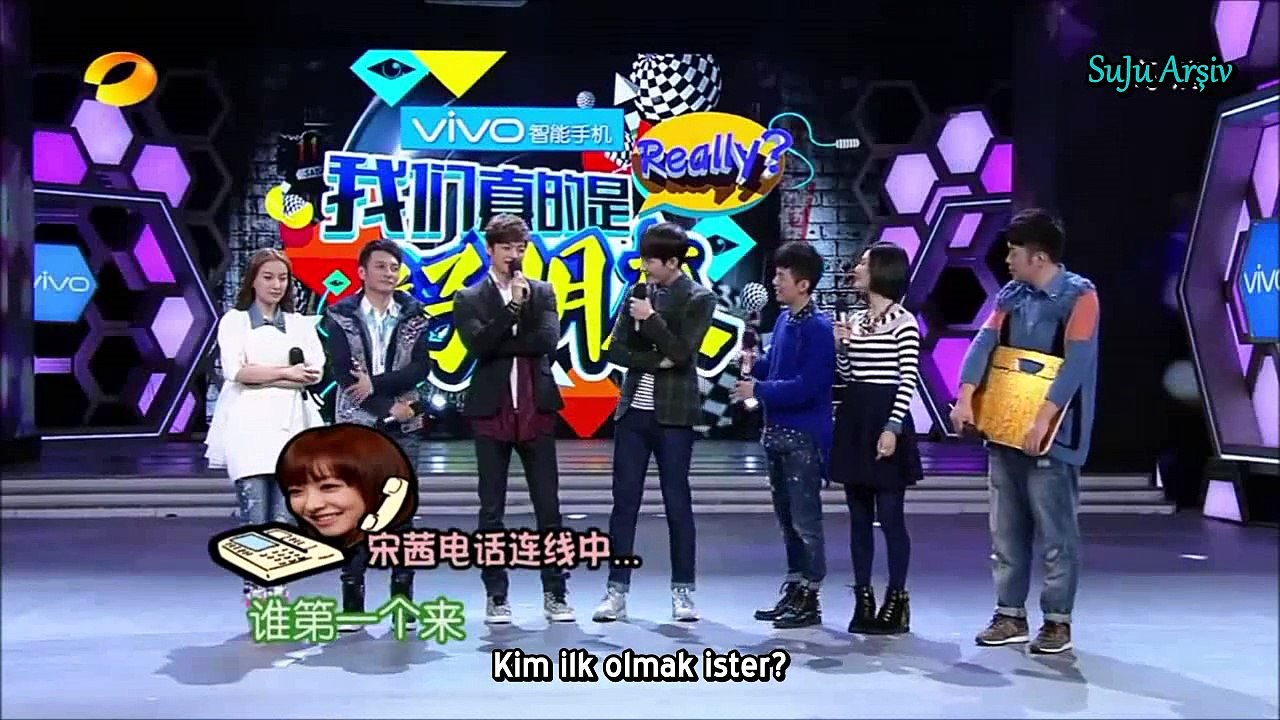 131214 Zhou Mi & Calvin Chen - Happy Camp (Türkçe Altyazılı)