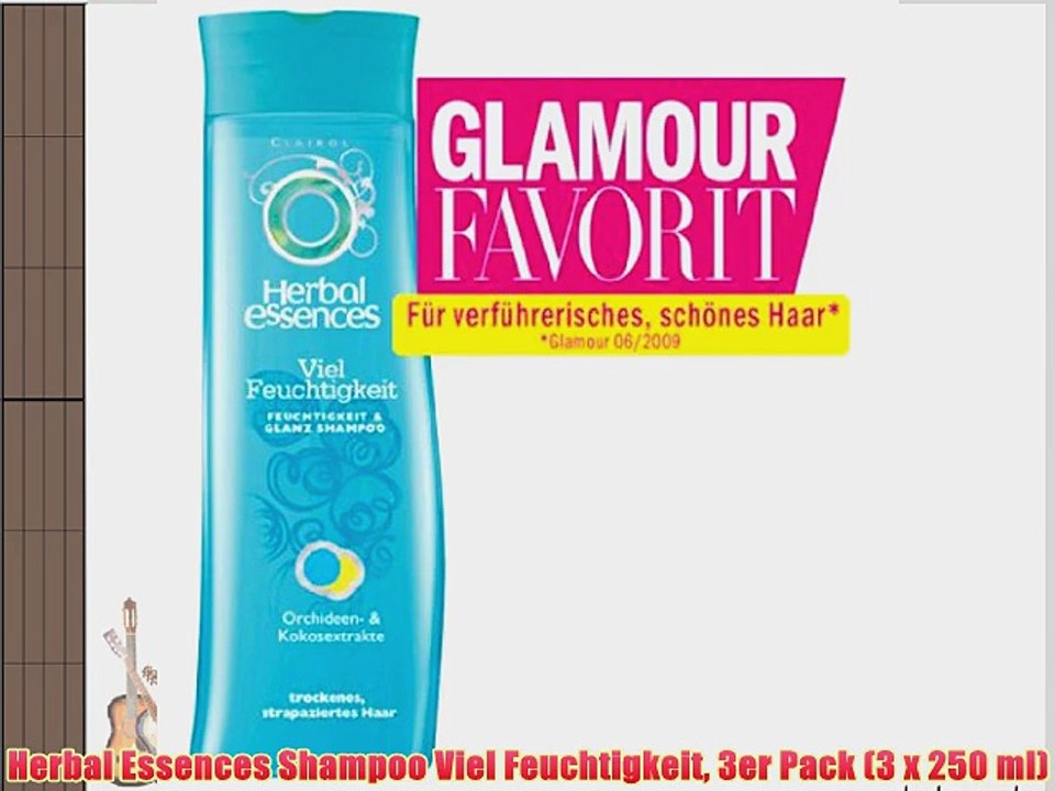 Herbal Essences Shampoo Viel Feuchtigkeit 3er Pack (3 x 250 ml)