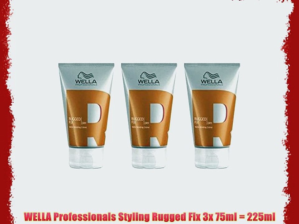 WELLA Professionals Styling Rugged Fix 3x 75ml = 225ml