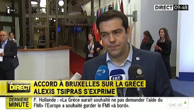 Alexis Tsipras : Nous nous sommes battus de manière juste