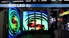 Soft LED curtain good for Rental Fase fondale LED